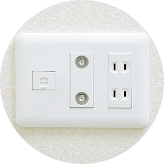 コンセントの新設・交換のイメージ